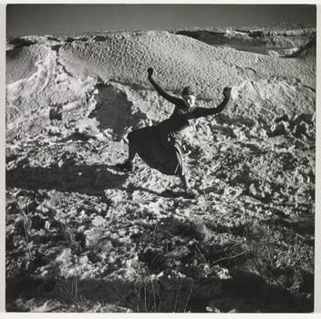 The Museum of Modern Art looks at the way the simple act of drawing has been redefined throughout the 20th century. Here, an image of 'Danse de la Neige, #1-17,' by Canadian dancer Françoise Sullivan.